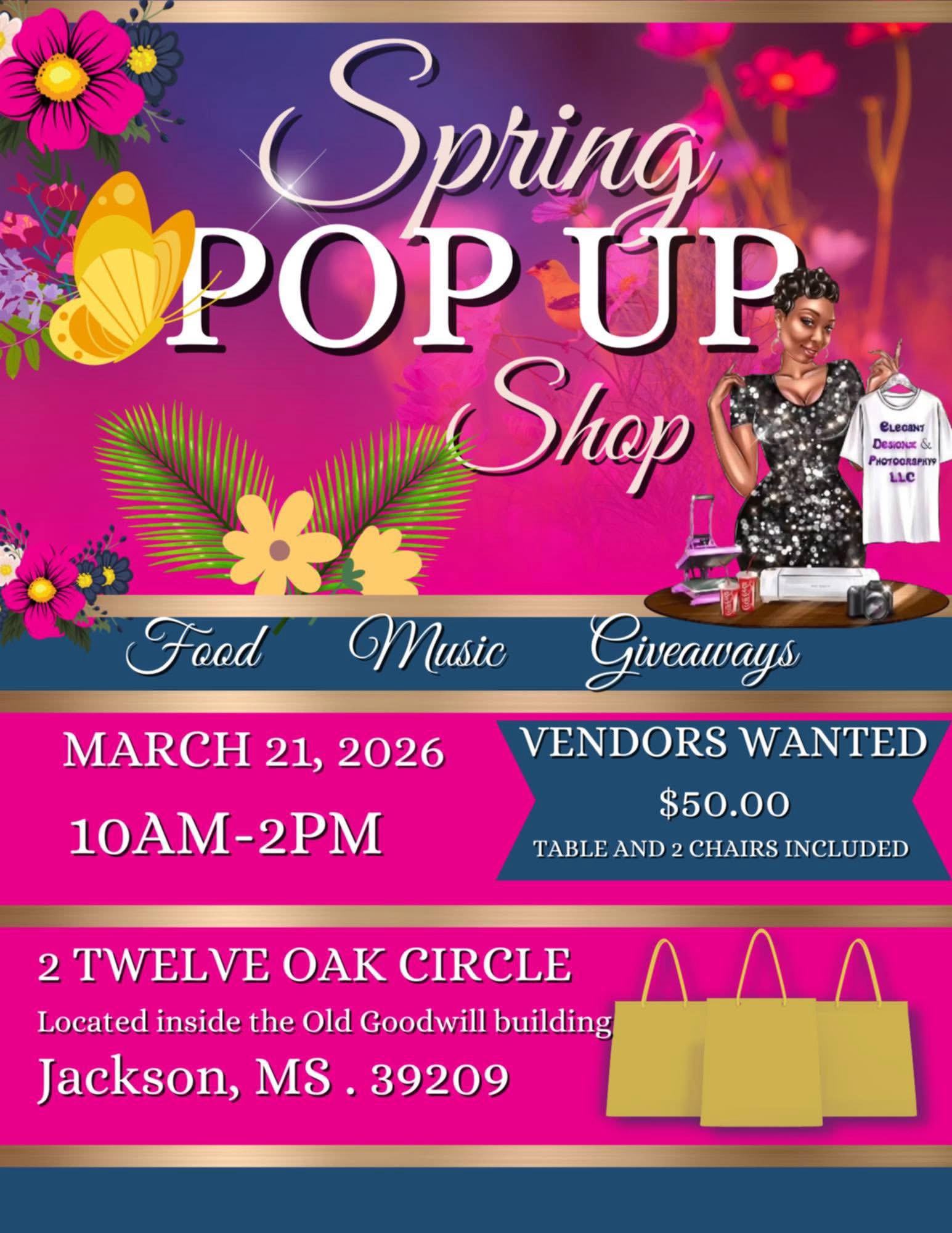 Spring Pop Up Shop – Jackson, MS